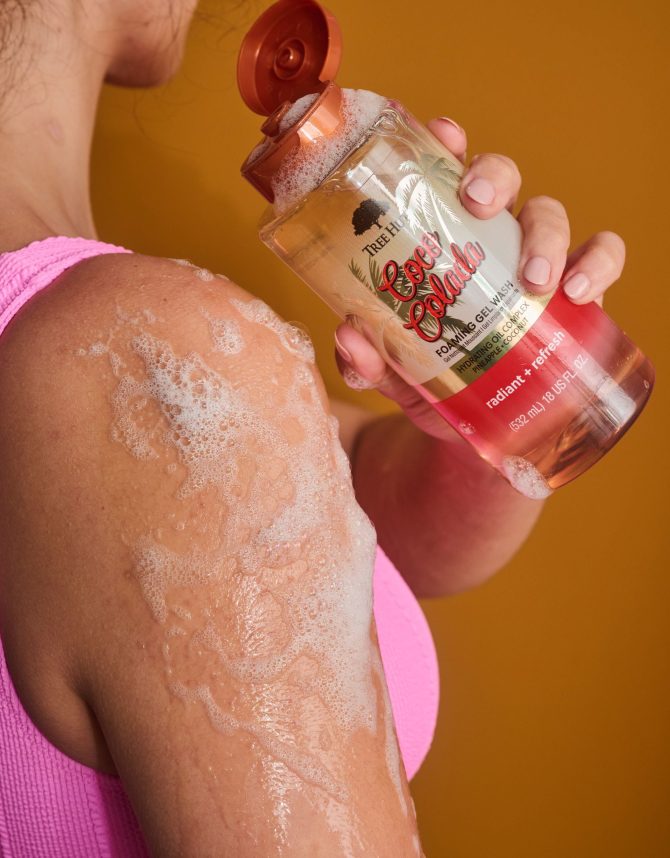 coco colada foaming gel wash